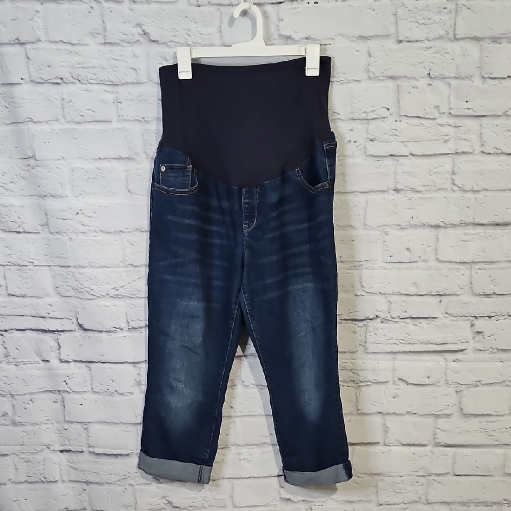 Old Navy Dark Blue Jeans Capri Length